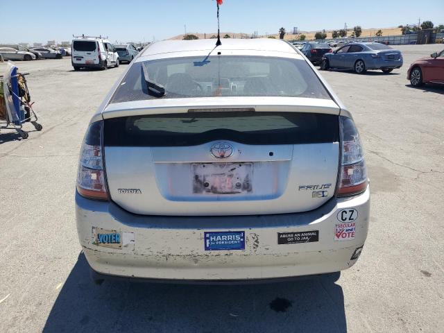 JTDKB20U740040177 - 2004 TOYOTA PRIUS SILVER photo 6