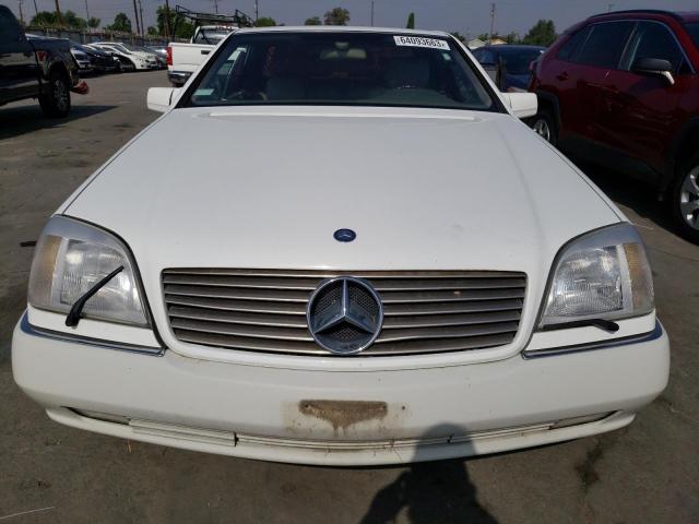 WDBGA76E2SA265506 - 1995 MERCEDES-BENZ S 600 WHITE photo 5