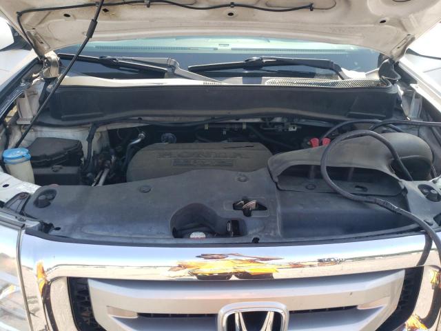 5FNYF4H55BB070509 - 2011 HONDA PILOT EXL WHITE photo 12