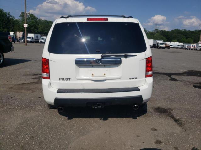 5FNYF4H55BB070509 - 2011 HONDA PILOT EXL WHITE photo 6