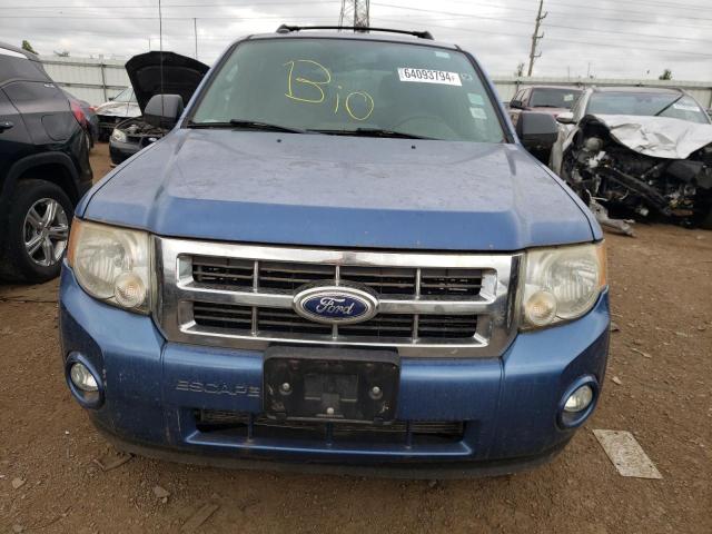 1FMCU0D73AKD18513 - 2010 FORD ESCAPE XLT BLUE photo 5