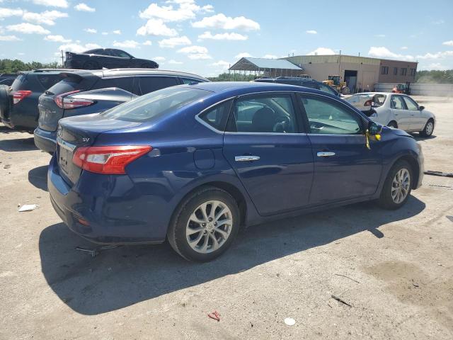 3N1AB7AP0JL633169 - 2018 NISSAN SENTRA S 蓝色 照片 3