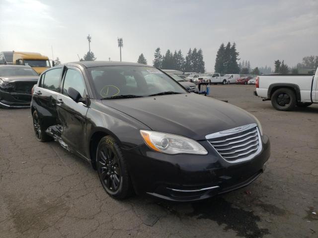 1C3CCBAB1CN138447 - 2012 CHRYSLER 200 LX BLACK photo 1