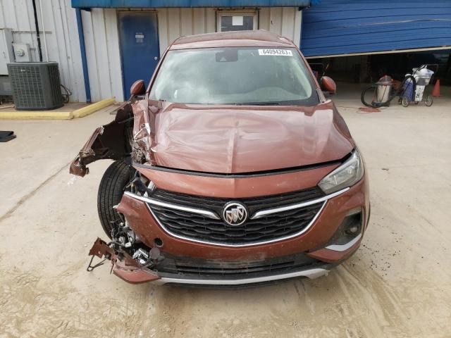 KL4MMBS28MB036281 - 2021 BUICK ENCORE GX PREFERRED ORANGE photo 5