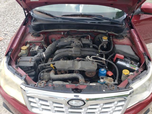 JF2SHADCXBH700268 - 2011 SUBARU FORESTER 2.5X PREMIUM RED photo 12
