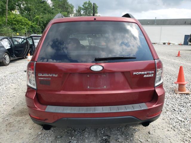 JF2SHADCXBH700268 - 2011 SUBARU FORESTER 2.5X PREMIUM RED photo 6