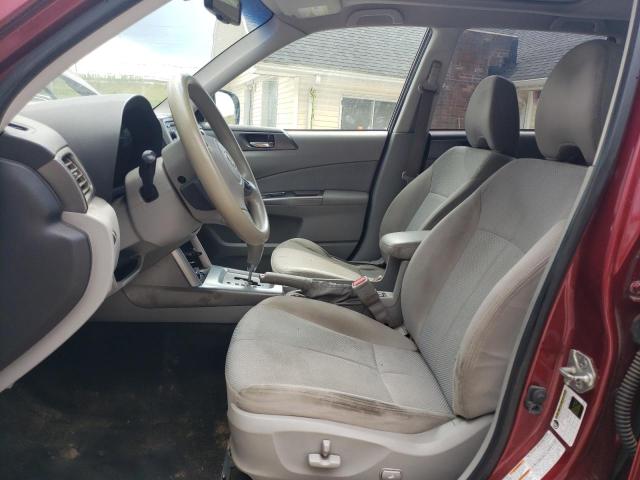 JF2SHADCXBH700268 - 2011 SUBARU FORESTER 2.5X PREMIUM RED photo 7