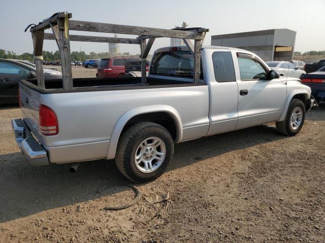 1D7GL42K54S686726 - 2004 DODGE DAKOTA SLT SILVER photo 3