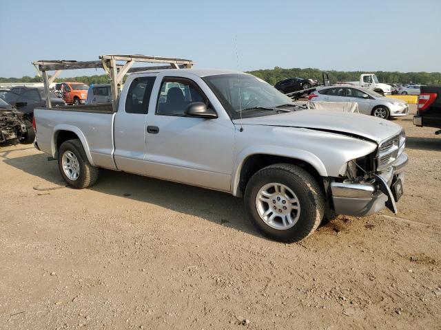 1D7GL42K54S686726 - 2004 DODGE DAKOTA SLT SILVER photo 4