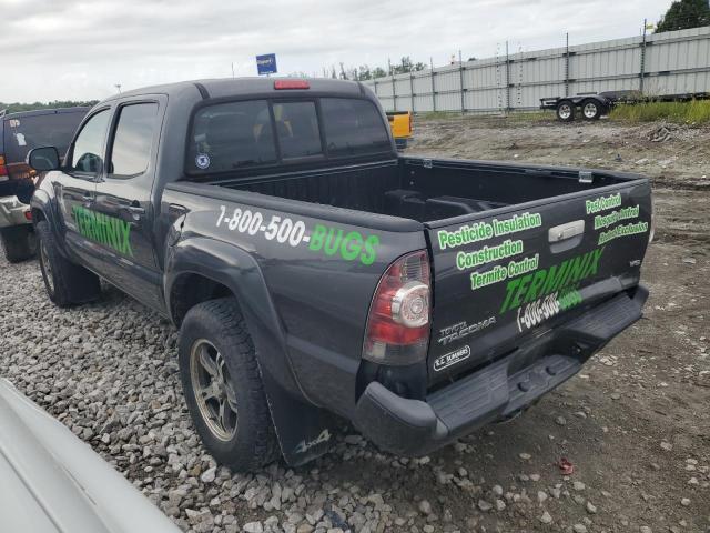 3TMLU4EN6DM105187 - 2013 TOYOTA TACOMA DOUBLE CAB GRAY photo 2