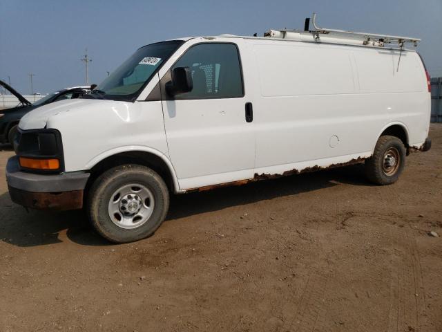 1GCGG29C581113385 - 2008 CHEVROLET EXPRESS G2 WHITE photo 1