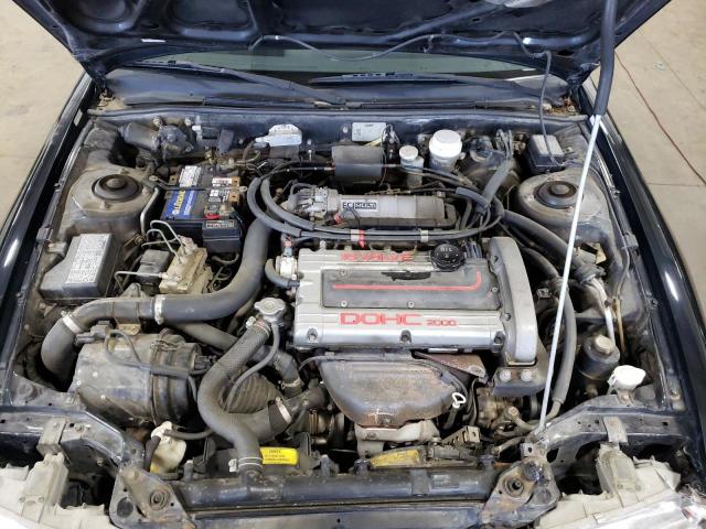 4E3CT64UXNE134103 - 1992 EAGLE TALON TSI BLACK photo 11