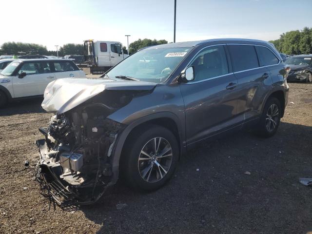 5TDJKRFHXGS270022 - 2016 TOYOTA HIGHLANDER XLE GRAY photo 1