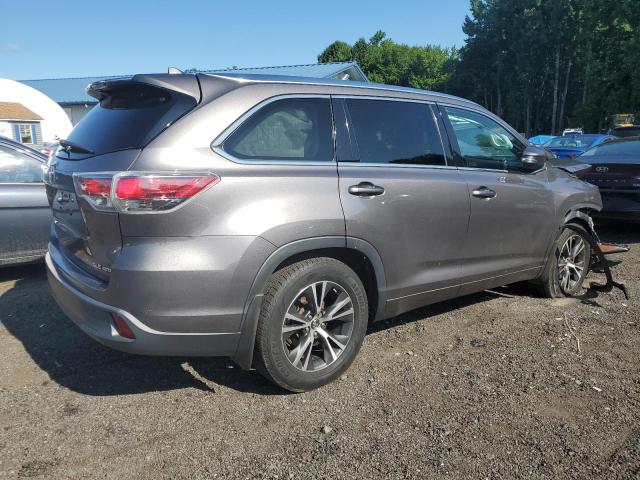 5TDJKRFHXGS270022 - 2016 TOYOTA HIGHLANDER XLE GRAY photo 3