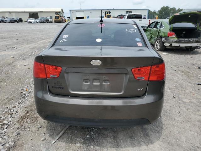 KNAFU4A26A5842848 - 2010 KIA FORTE EX GRAY photo 6