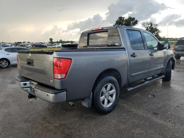 1N6BA0ED5EN506223 - 2014 NISSAN TITAN S GRAY photo 3