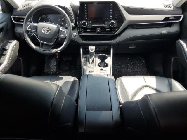 5TDGZRAH3NS124524 - 2022 TOYOTA HIGHLANDER XLE GRAY photo 8