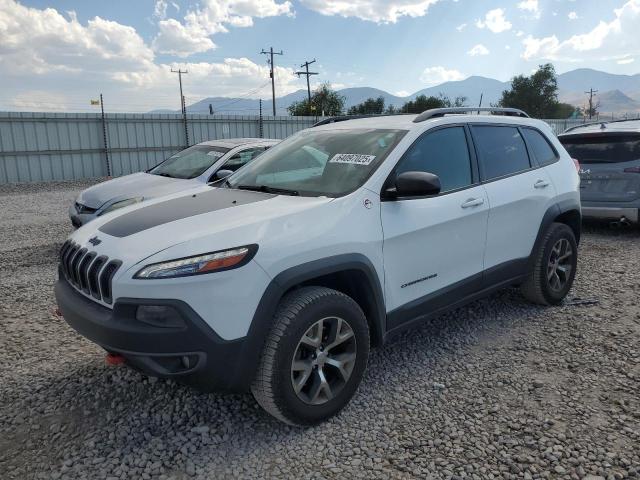 1C4PJMBS6HW601732 - 2017 JEEP CHEROKEE TRAILHAWK WHITE photo 1