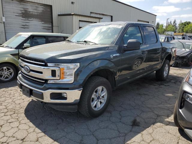 1FTEW1EG8JKE15847 - 2018 FORD F150 SUPERCREW GREEN photo 1