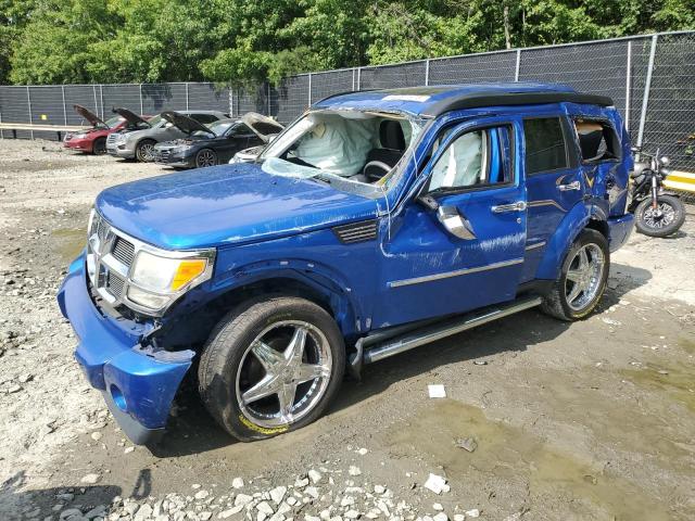 1D8GT28K47W736794 - 2007 DODGE NITRO SXT BLUE photo 1