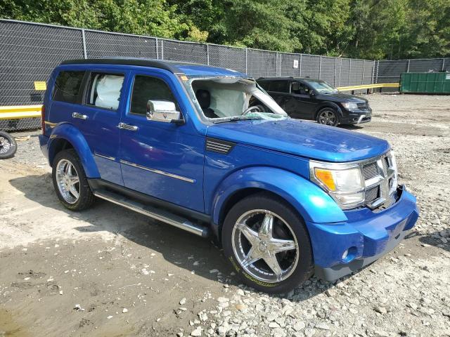 1D8GT28K47W736794 - 2007 DODGE NITRO SXT BLUE photo 4