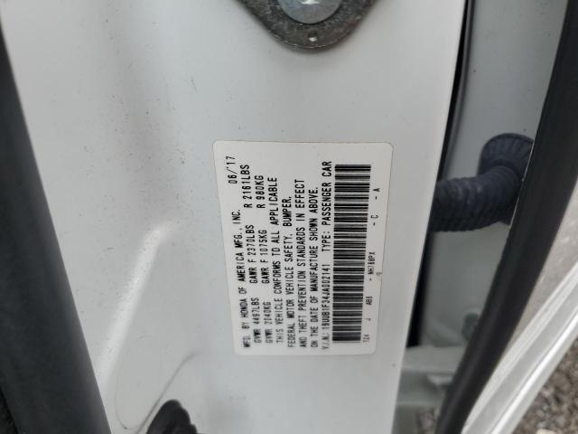 19UUB1F34JA002141 - 2018 ACURA TLX WHITE photo 12