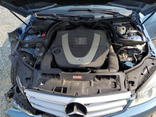 WDDGF8BB6AR120737 - 2010 MERCEDES-BENZ C 300 4MATIC BLUE photo 11