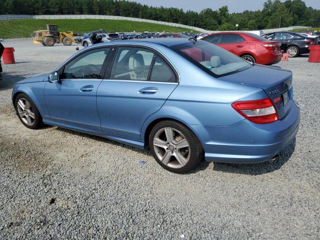 WDDGF8BB6AR120737 - 2010 MERCEDES-BENZ C 300 4MATIC BLUE photo 2