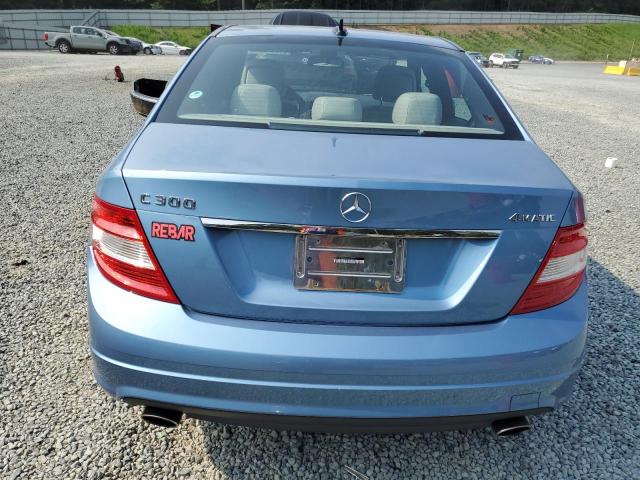 WDDGF8BB6AR120737 - 2010 MERCEDES-BENZ C 300 4MATIC BLUE photo 6