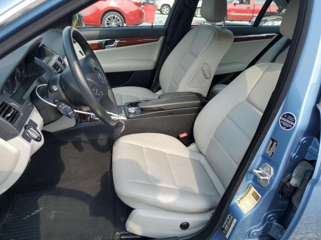 WDDGF8BB6AR120737 - 2010 MERCEDES-BENZ C 300 4MATIC BLUE photo 7