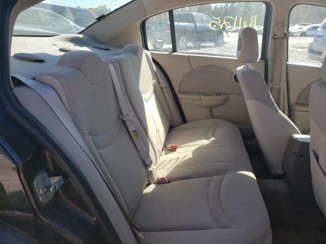 1G8AJ52F23Z132896 - 2003 SATURN ION LEVEL 2 BLACK photo 6