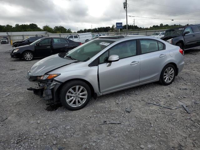 19XFB2F88CE064411 - 2012 HONDA CIVIC EX SILVER photo 1