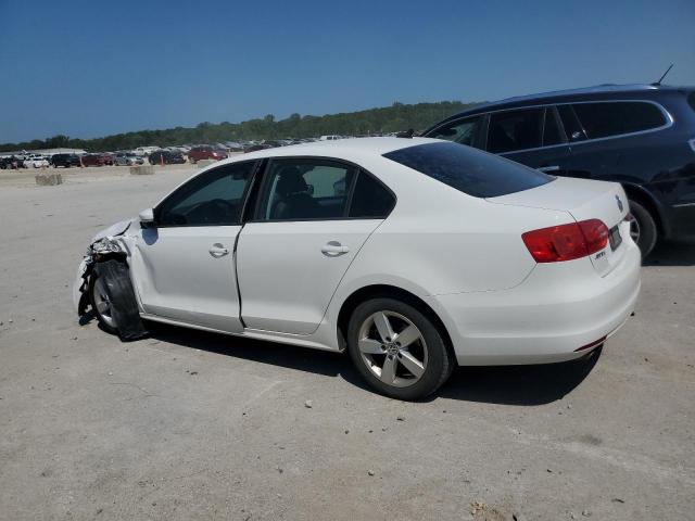 3VWLL7AJXCM314676 - 2012 VOLKSWAGEN JETTA TDI WHITE photo 2