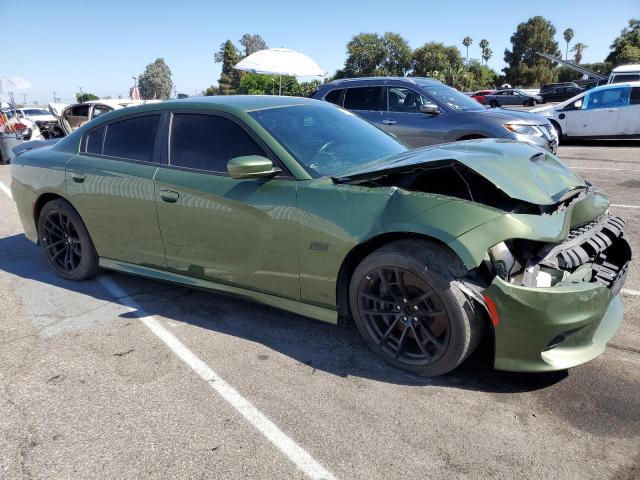 2C3CDXGJ9LH136592 - 2020 DODGE CHARGER SCAT PACK GREEN photo 4