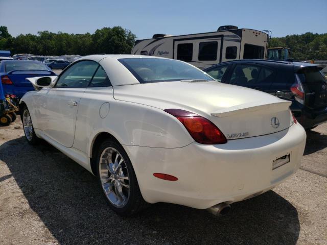 JTHFN48Y530036699 - 2003 LEXUS SC 430 WHITE photo 2