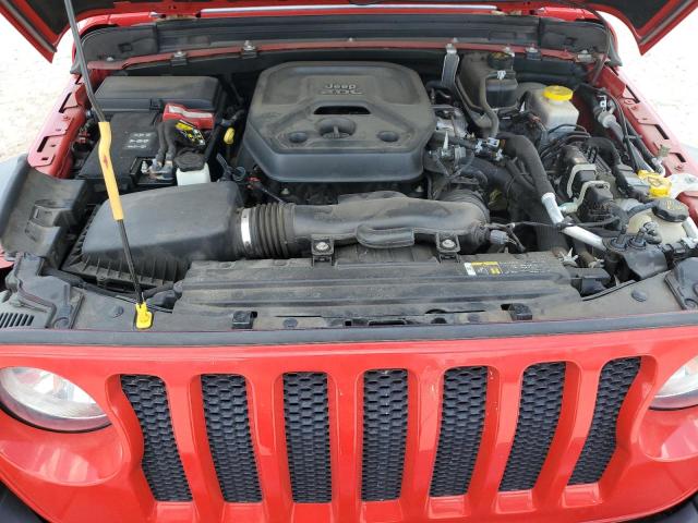 1C4HJXDN8LW197791 - 2020 JEEP WRANGLER U SPORT RED photo 12