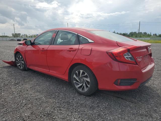 2HGFC2F86HH007277 - 2017 HONDA CIVIC EX RED photo 2