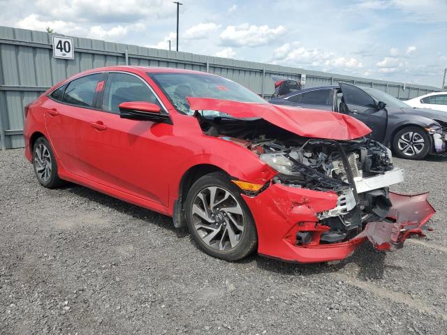 2HGFC2F86HH007277 - 2017 HONDA CIVIC EX RED photo 4