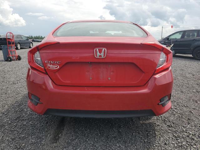 2HGFC2F86HH007277 - 2017 HONDA CIVIC EX RED photo 6
