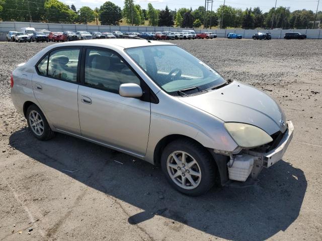 JT2BK18U920048883 - 2002 TOYOTA PRIUS SILVER photo 4