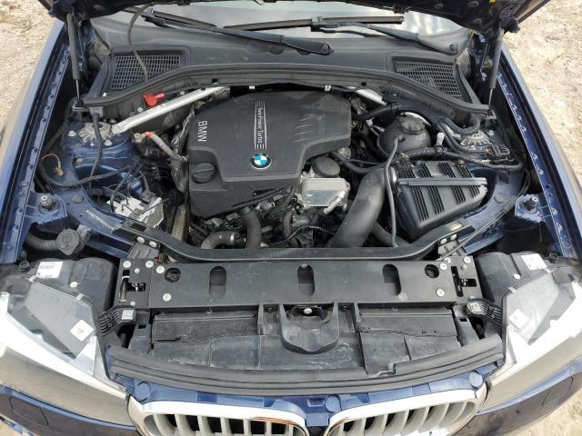 5UXWZ7C57H0V86268 - 2017 BMW X3 SDRIVE28I BLUE photo 12