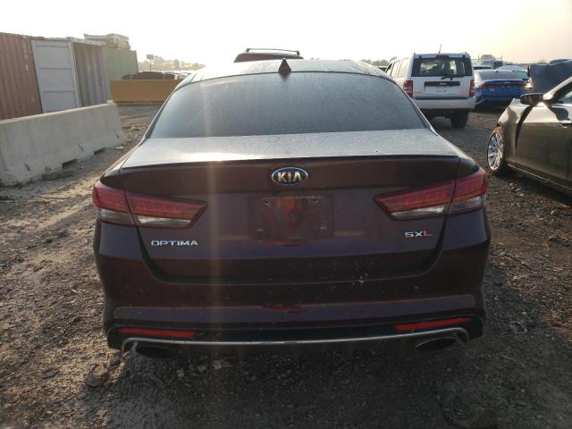 5XXGV4L24HG173440 - 2017 KIA OPTIMA SXL BURGUNDY photo 6