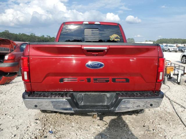 1FTEW1E5XKKD63380 - 2019 FORD F150 SUPERCREW RED photo 6