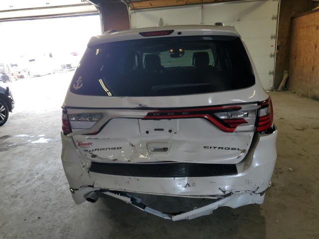 1C4RDJEG4JC145646 - 2018 DODGE DURANGO CITADEL WHITE photo 6