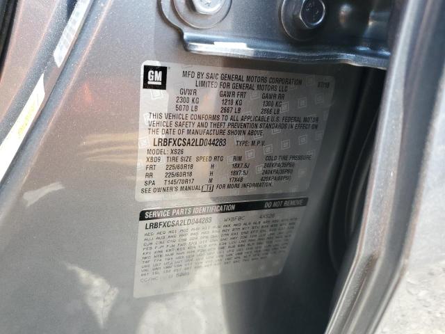 LRBFXCSA2LD044283 - 2020 BUICK ENVISION ESSENCE Gri fotoğraf 14