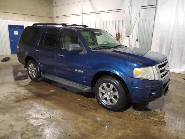 1FMFU15598LA86889 - 2008 FORD EXPEDITION XLT BLUE photo 4