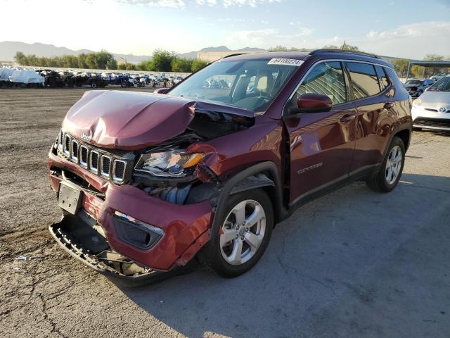 3C4NJCBB9MT592512 - 2021 JEEP COMPASS LATITUDE BURGUNDY photo 1