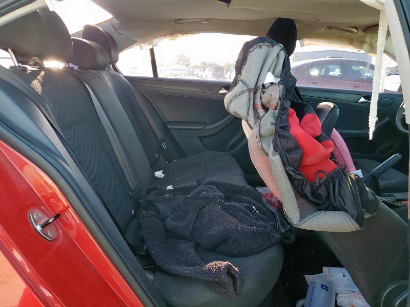 3VW2K7AJXDM304553 - 2013 VOLKSWAGEN JETTA BASE Czerwony zdjęcie 10