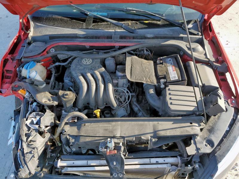 3VW2K7AJXDM304553 - 2013 VOLKSWAGEN JETTA BASE Czerwony zdjęcie 11