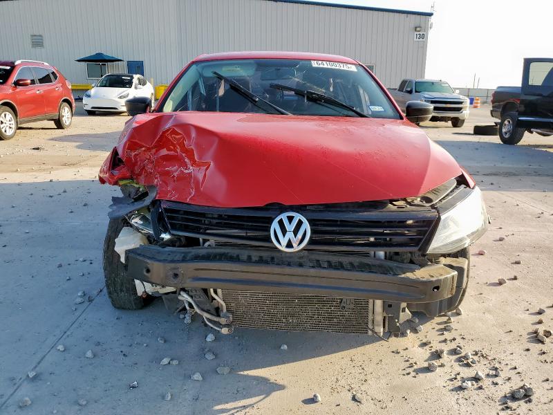 3VW2K7AJXDM304553 - 2013 VOLKSWAGEN JETTA BASE Czerwony zdjęcie 5